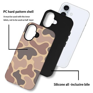 Foto 3 | Foto 3 | Funda De Teléfono Ilikediy Para Iphone 16 Camouflage Camo Leaf - Venta Internacional.