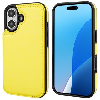 Foto 2 | Foto 2 | Funda Tipo Cartera Onetop Compatible Con Iphone 16 De 6.1 Pulgadas Color Amarillo - Venta Internacional.