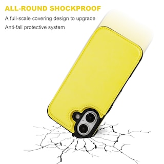 Foto 5 | Foto 5 | Funda Tipo Cartera Onetop Compatible Con Iphone 16 De 6.1 Pulgadas Color Amarillo - Venta Internacional.