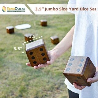 Foto 3 | Foto 3 | Juego De Dados Giant Yard Spexdarxs Con Marcador Y Bolsa Para Toda La Familia - Venta Internacional.