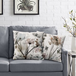 Foto 3 | Foto 3 | Juego De 2 Fundas De Almohada Qesonoo Flower 45 X 45 Cm Poliéster - Venta Internacional.