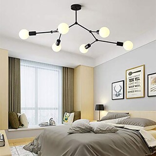 Foto 1 | Foto 1 | Lámpara Vintage Sputnik Con 6 Brazos De Luz 120 Cm De Diámetro - Venta Internacional.