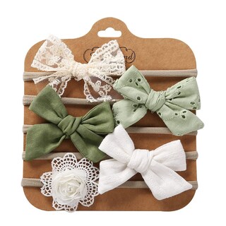 Foto 1 | Foto 1 | Diademas Con Lazos Eubuy Para Bebé Niña Primavera/verano Paquete De 5 - Venta Internacional.