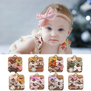 Foto 3 | Foto 3 | Diademas Con Lazos Eubuy Para Bebé Niña Primavera/verano Paquete De 5 - Venta Internacional.