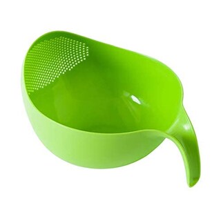 Foto 1 | Foto 1 | Cesta Coladora Para Lavar Arroz Rewhey Con Soporte Para Fruta Color Verde - Venta Internacional.