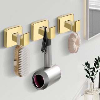 Foto 7 | Foto 7 | Ganchos Para Toallas De Baño Nearmoon Sus304 De Acero Inoxidable Paquete De 3 - Venta Internacional.