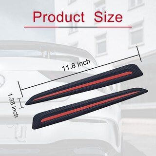 Foto 2 | Foto 2 | Cinta Protectora Universal Antiarañazos Para Parachoques  2 Unidades  Color Negro - Venta Internacional.