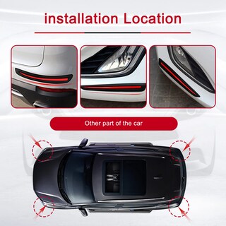 Foto 3 | Foto 3 | Cinta Protectora Universal Antiarañazos Para Parachoques  2 Unidades  Color Negro - Venta Internacional.