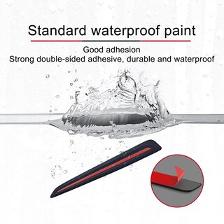 Foto 4 | Foto 4 | Cinta Protectora Universal Antiarañazos Para Parachoques  2 Unidades  Color Negro - Venta Internacional.