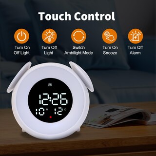 Foto 4 | Foto 4 | Reloj Despertador Sunrise Qeeubovy Para Niños - Venta Internacional.