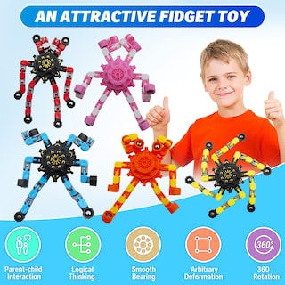 Foto 3 | Foto 3 | Fidget Spinners Yizer Transformable Divertido Y Sensorial 18 Unidades - Venta Internacional.