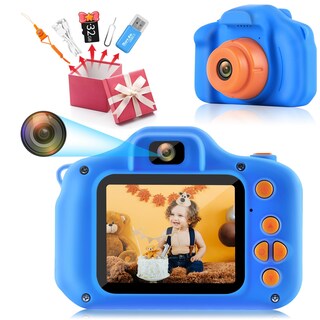 Foto 1 | Foto 1 | Cámara Homhow - Cámara Digital Hd Para Niños (20 Mp 32 Gb) Color Azul Marino - Venta Internacional.