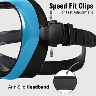 Foto 4 | Foto 4 | Equipo De Máscara De Buceo Atphfety Con Máscara Nasal Y Gafas - Venta Internacional.