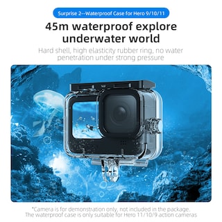 Foto 4 | Foto 4 | Kit De Accesorios Para Cámaras De Acción Con Funda Impermeable Para Gopro - Venta Internacional.
