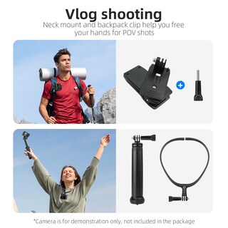 Foto 6 | Foto 6 | Kit De Accesorios Para Cámaras De Acción Con Funda Impermeable Para Gopro - Venta Internacional.