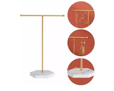 Foto 3 | Foto 3 | Soporte Para Joyería Xtellar Soporte En T Base Patrón Mármol