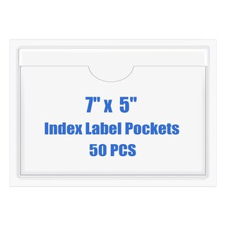 Foto 1 | Foto 1 | Bolsillos Autoadhesivos Para Etiquetas Indexadoras Origin-joy 50 Piezas (7 X 5 Cm) - Venta Internacional.
