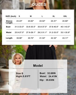 Foto 7 | Foto 7 | Vestido Ouges Otoño 2024 Cuello En V Manga Larga Con Bolsillos Gris Verde - Venta Internacional.