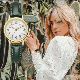 Foto 1 | Foto 1 | Correa De Piel Watch Boutique Fashion Para Mujer Color Negro - Venta Internacional.