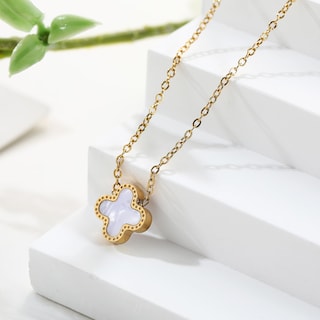 Foto 4 | Foto 4 | Set De Joyas Ticvrss Van Cleef Lucky Clover Chapado En Oro De 18 Quilates - Venta Internacional.