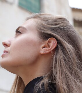 Foto 5 | Foto 5 | Set De Pendientes De Tuerca Freekiss Gold Para Mujer Hipoalergénicos - Venta Internacional.