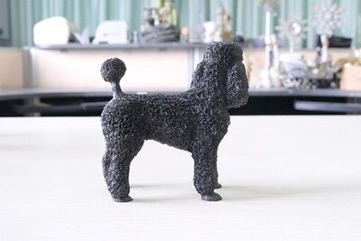 Foto 4 | Foto 4 | Estatuas Al Aire Libre Cshsu Simulación De Perro Caniche Manualidades De Resina - Venta Internacional.