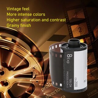 Foto 5 | Foto 5 | Rollo De Película Pssopp De 35 Mm 200 Iso 8 Hojas Para 135 Cámaras - Venta Internacional.