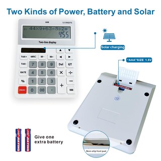Foto 7 | Foto 7 | Calculadora Decklit: Cálculo Único De 120 Pasos Y 12 Dígitos - Venta Internacional.