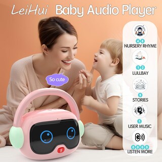 Foto 2 | Foto 2 | Reproductor De Audio Leihui Kids Juguete De Aprendizaje Temprano Rosa - Venta Internacional.
