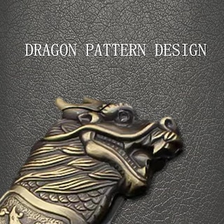 Foto 6 | Foto 6 | Encendedor De Linterna Jsetotsr  Resistente Al Viento  Con Diseño De Dragón Metálico - Venta Internacional.