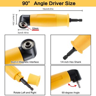 Foto 2 | Foto 2 | Broca Angular Alltope 90/105 Grados Con Juego De Extensiones De 5 Piezas - Venta Internacional.