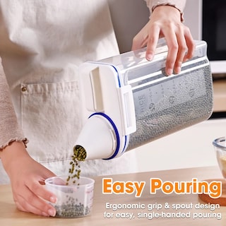 Foto 2 | Foto 2 | Cubo De Almacenamiento De Arroz Tbmax Con Taza Medidora De 2 Kg De Capacidad - Venta Internacional.