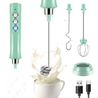 Foto 1 | Foto 1 | Dispositivo Portátil De Carga Usb Milk Frother Con Batidores Para Capuchino - Venta Internacional.