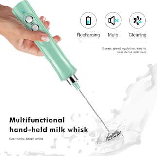 Foto 2 | Foto 2 | Dispositivo Portátil De Carga Usb Milk Frother Con Batidores Para Capuchino - Venta Internacional.