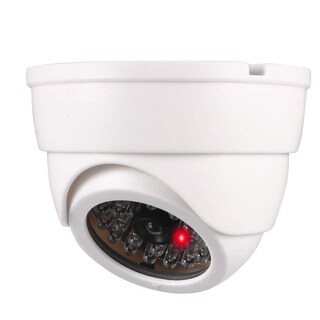 Foto 1 | Foto 1 | Cámara Domo De Seguridad Ficticia Autbye Simulada Con Luz Led - Venta Internacional.