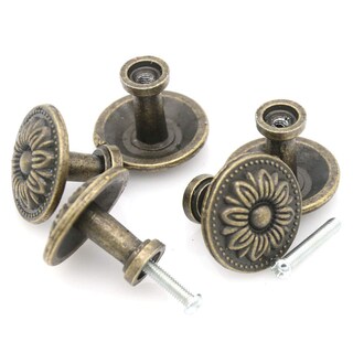 Foto 5 | Foto 5 | Tiradores Knobs Handles Lxz De Latón Envejecido Vintage Para Armario - Venta Internacional.