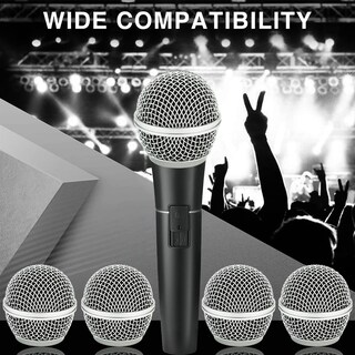 Foto 5 | Foto 5 | Rejilla De Repuesto Para Cabezal De Micrófono Para Shure Sm58 (4 Unidades) - Venta Internacional.