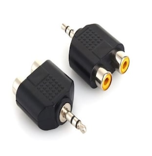 Foto 2 | Foto 2 | Adaptador Plus De Conector De 3 5 Mm A 2 Conectores Hembra Rca-h - Venta Internacional.