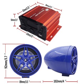 Foto 7 | Foto 7 | Sistema De Sonido Con Amplificador Bluetooth Impermeable Para Motocicletas - Venta Internacional.
