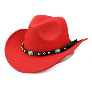 Foto 3 | Foto 3 | Hat Fashion Rivet Western Cowboy Jazz Hat Azul Marino - Venta Internacional.