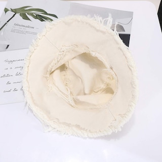 Foto 3 | Foto 3 | Sombrero De Pescador Sun Hat Boderier De Verano De Ala Ancha De Algodón Para Mujer - Venta Internacional.