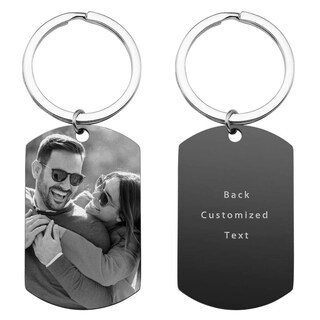 Foto 1 | Foto 1 | Llavero Anlewo Personalizado Con Foto Y Texto De Acero Inoxidable - Venta Internacional.