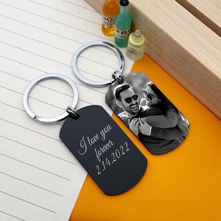 Foto 2 | Foto 2 | Llavero Anlewo Personalizado Con Foto Y Texto De Acero Inoxidable - Venta Internacional.