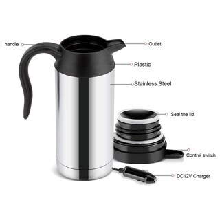 Foto 2 | Foto 2 | Hervidor Portátil Para Viajes En Coche Acero Inoxidable 750 Ml Universal - Venta Internacional.