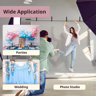 Foto 6 | Foto 6 | Soporte Portátil Aureday En Forma De T De 2 4 X 1 5 M Con Bolsa - Venta Internacional.