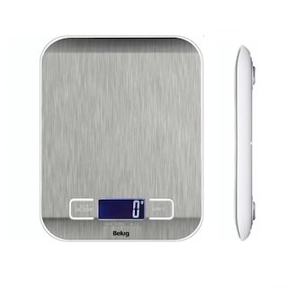 Foto 1 | Foto 1 | Bascula Digital Belug Para Cocina Acero Inoxidable 5 Kg/1g Lcd Plateado