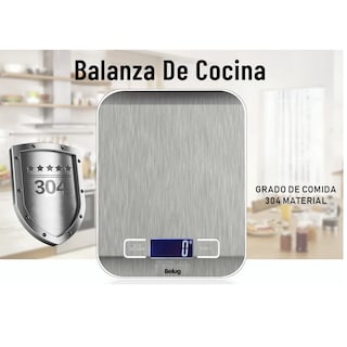 Foto 2 | Foto 2 | Bascula Digital Belug Para Cocina Acero Inoxidable 5 Kg/1g Lcd Plateado