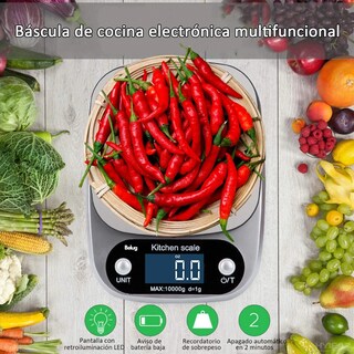 Foto 3 | Foto 3 | Báscula De Cocina Belug Digital De Alta Precisión Plateado