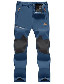 Foto 1 | Foto 1 | Pantalones De Nieve Magcomsen Para Hombre Softshell Impermeables Impermeables Azul Y Gris - Venta Internacional.
