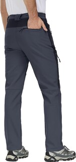 Foto 3 | Foto 3 | Pantalones De Nieve Magcomsen Impermeables Softshell Para Hombre Color Gris Oscuro - Venta Internacional.